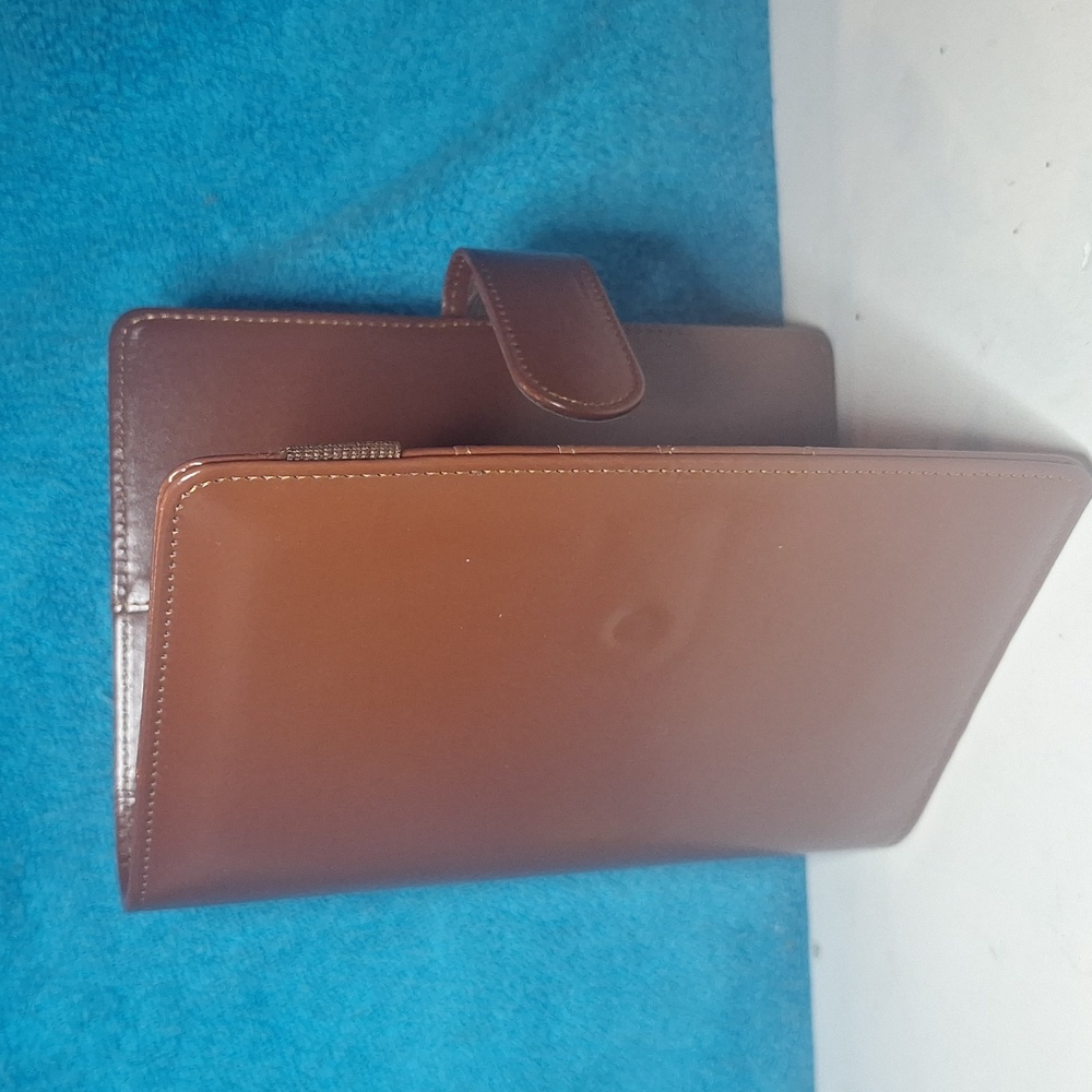 Caramel A6 Binder Budget Financial Planner Journal with 6 Pockets Inserts NEW
